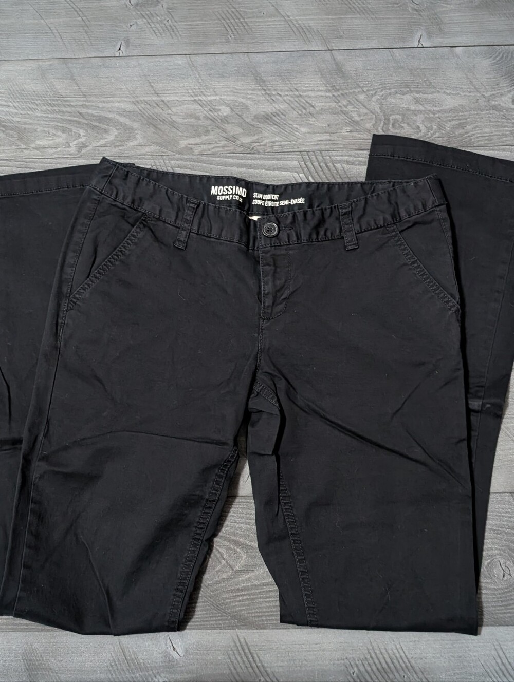 Mossimo Supply Co. Women's Black Straight Leg Jeans Size 7
